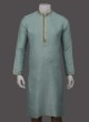 Sea Green Printed Kurta